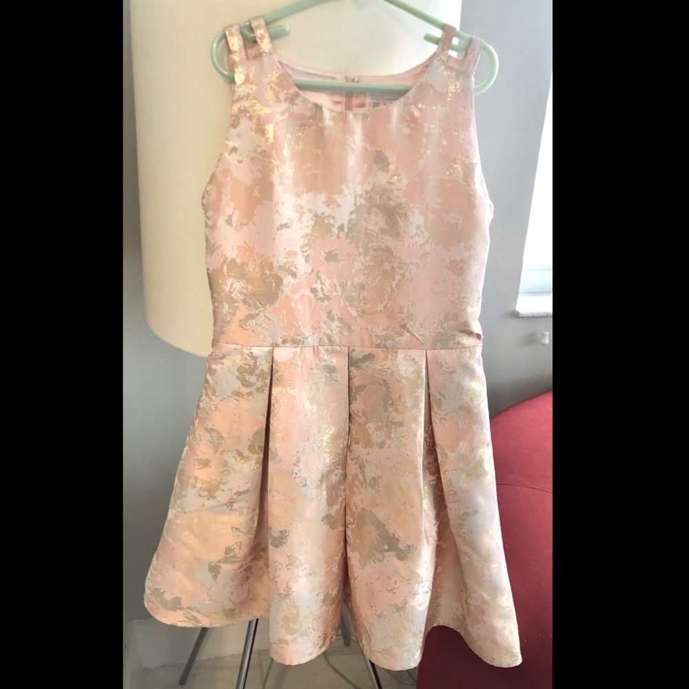 The Children’s Place rose gold/pink floral dress